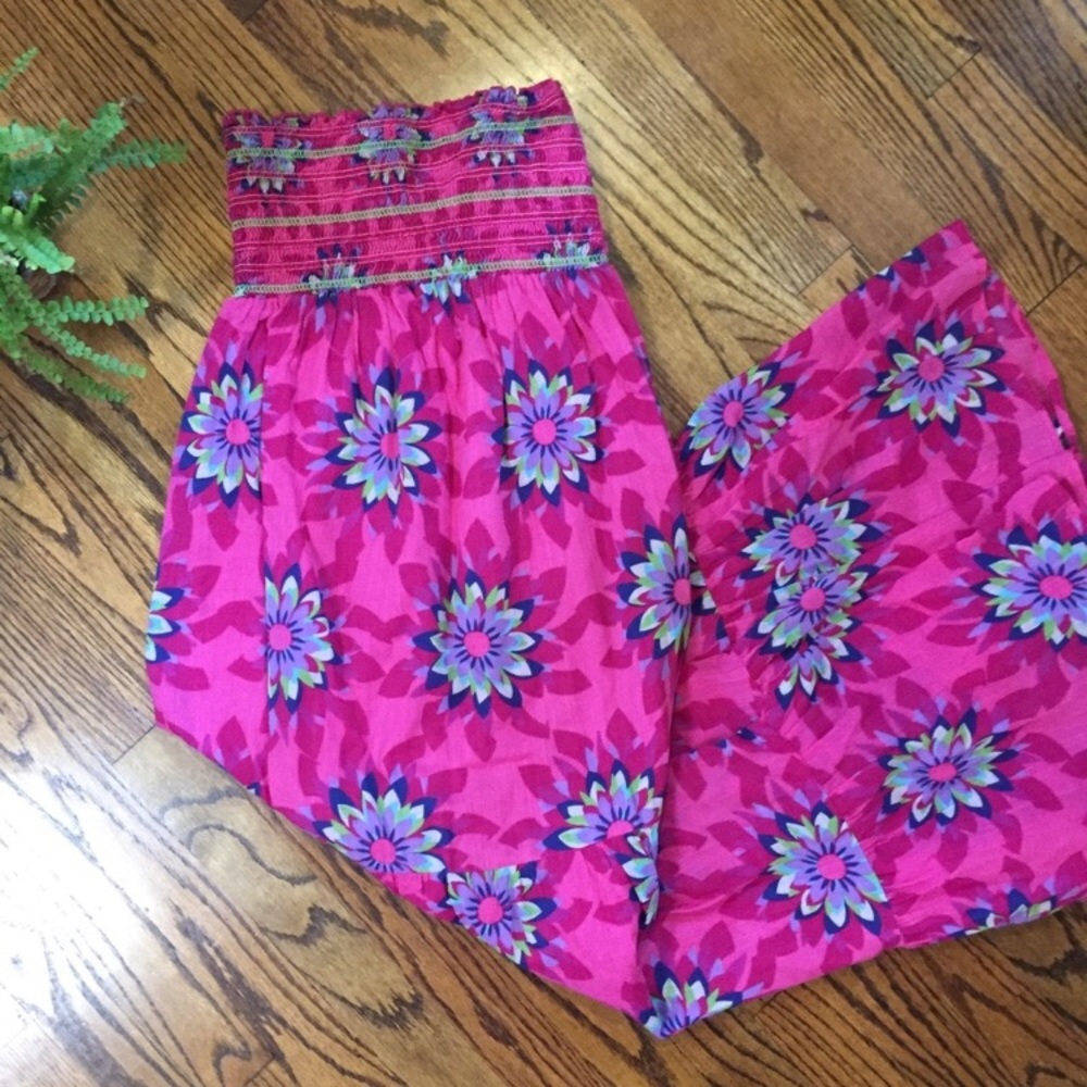 Strapless dress/beach cover-up